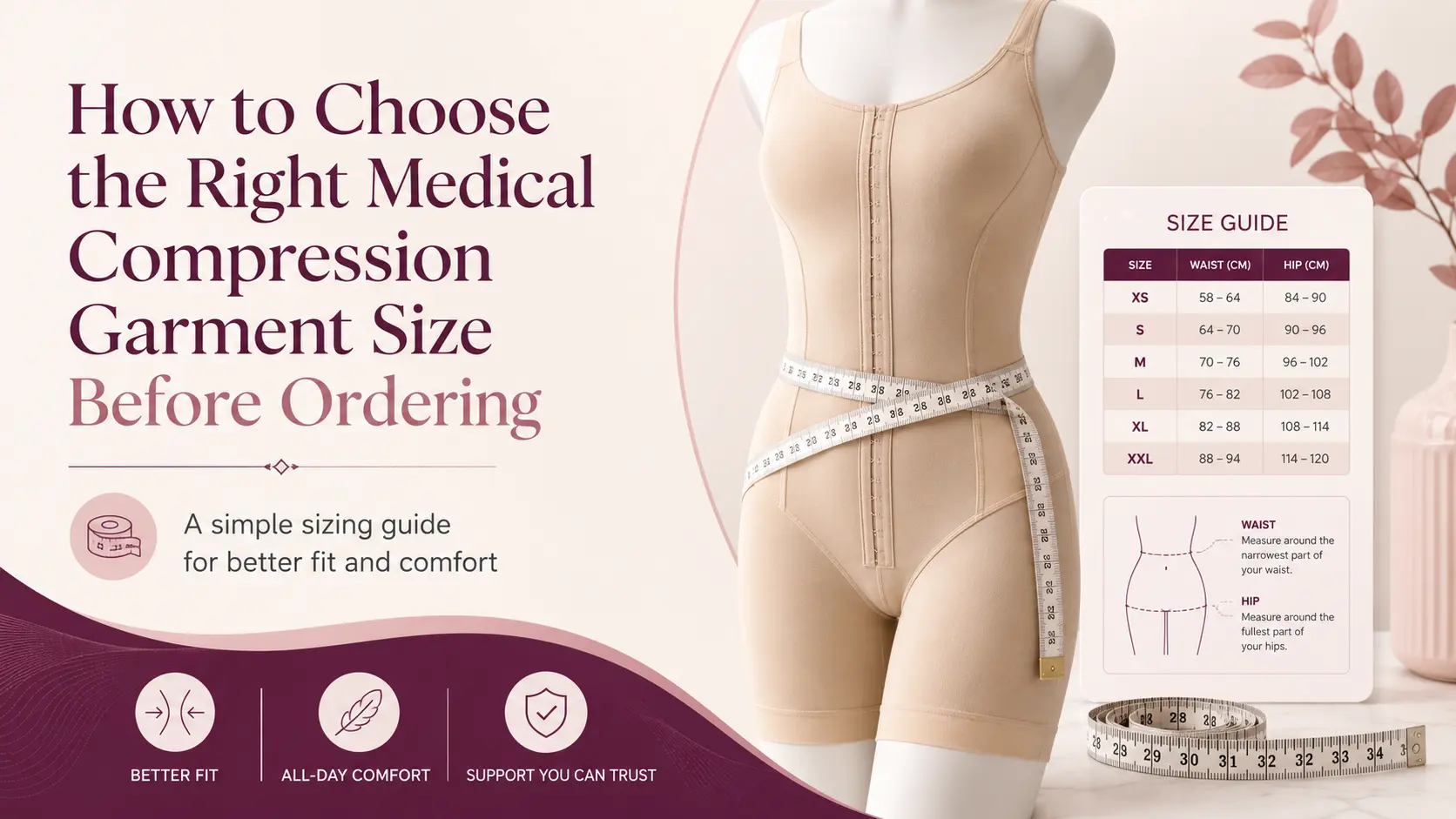 How to Choose the Right Medical Compression Garment Size Before Ordering