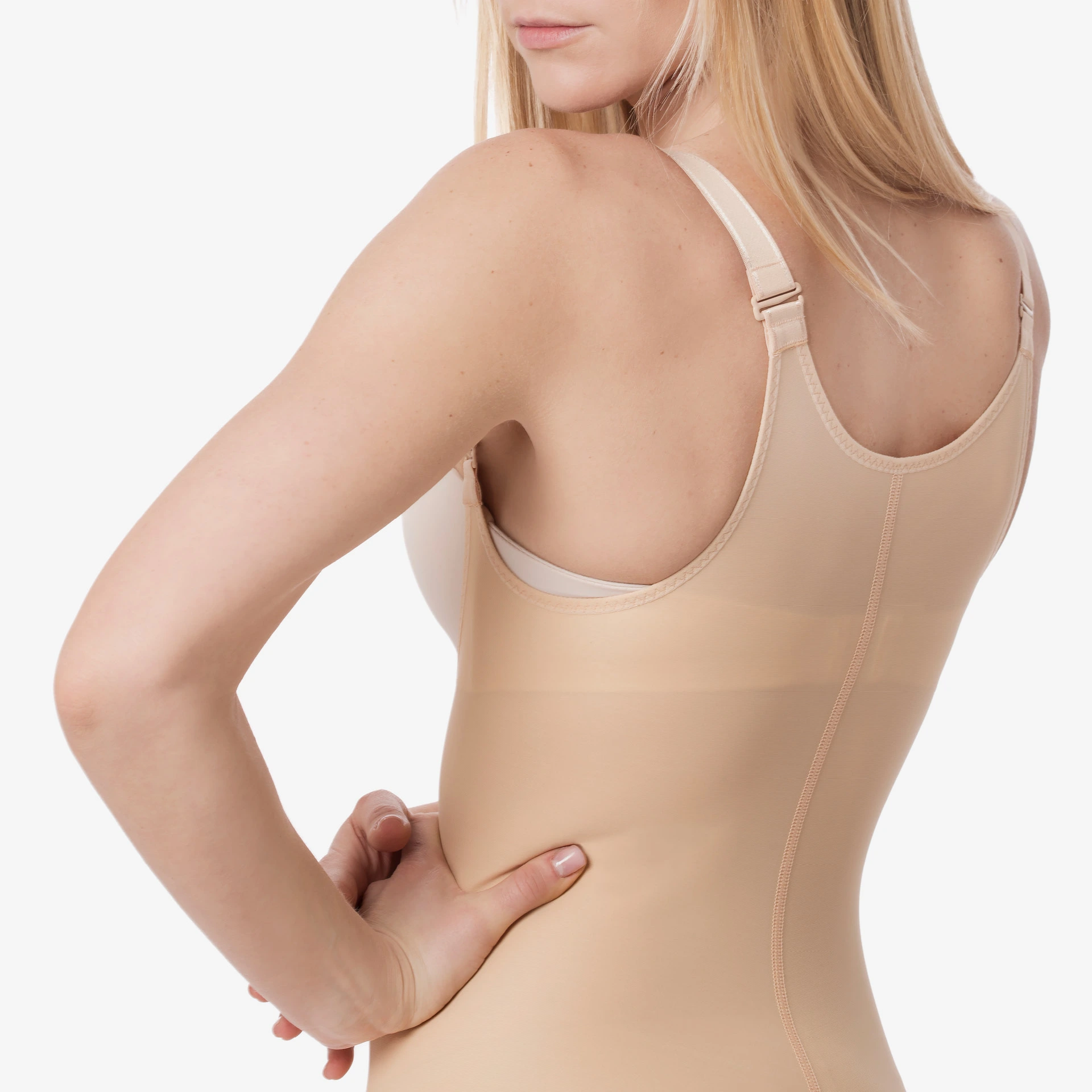 مشد طبي ضاغط من ريفي لشفط الدهون يغطي ما أسفل الصدر إلى الكامل